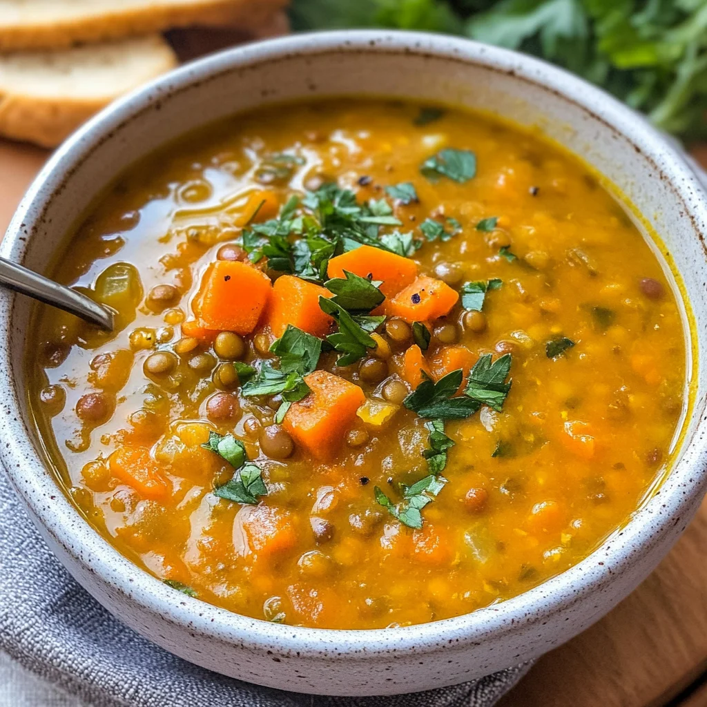 Carrot and Lentil Soup