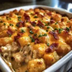 Chicken Bacon Ranch Tater Tot Casserole: A 450 Calorie Dish