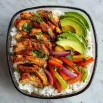 Chicken Fajita Meal Prep Bowls