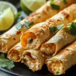 Cream Cheese Chicken Taquitos