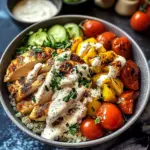 Creamy Chicken Bowls with Feta Sauce