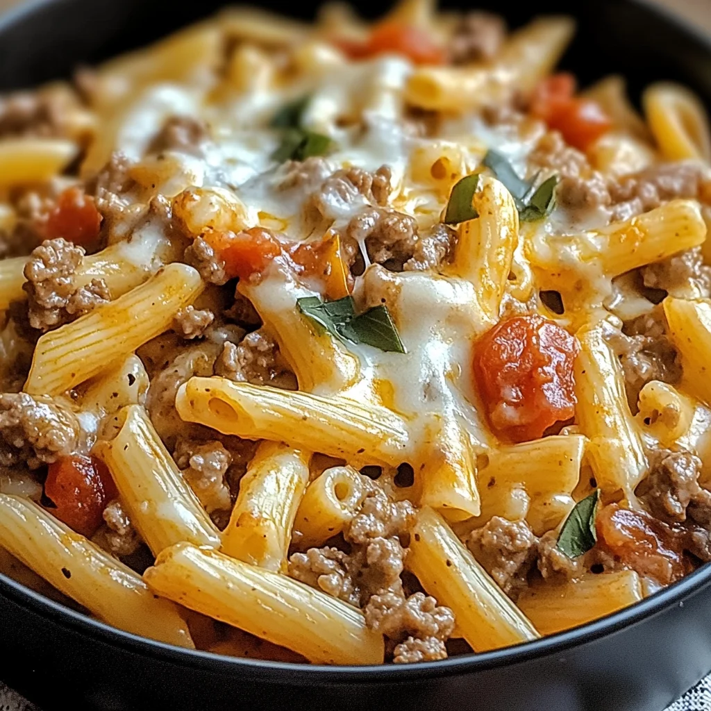 Creamy Rotel Pasta with Ground Beef for Cozy Weeknight Dinners