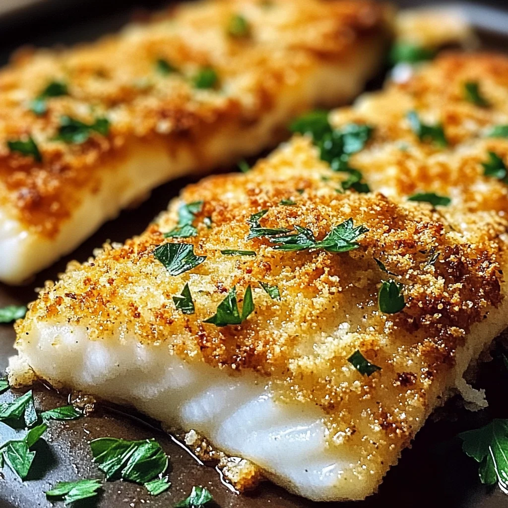 Crispy Parmesan Crusted Fish