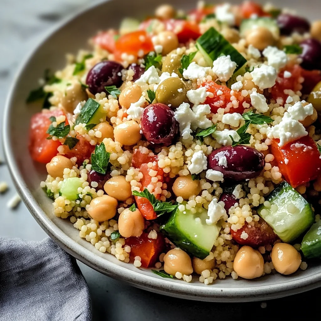 Light Mediterranean Couscous Salad