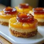 Mini Pineapple Upside-Down Cheesecakes