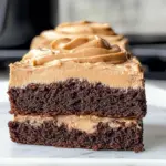 Mocha Brownies with Cafe Latte Frosting
