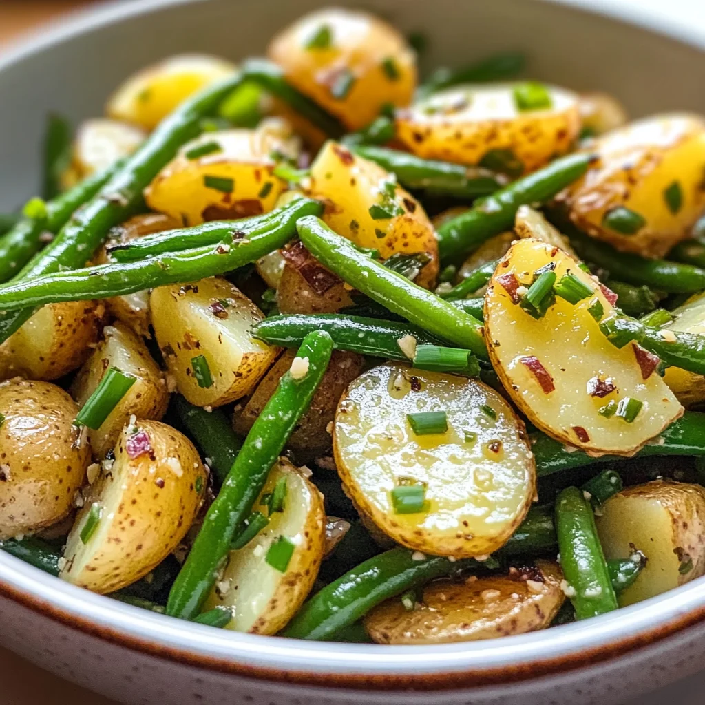 Quick Green Bean Potato Salad