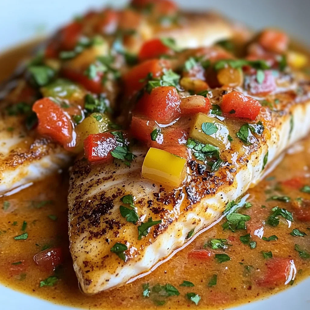 Red Snapper with Creole Sauce