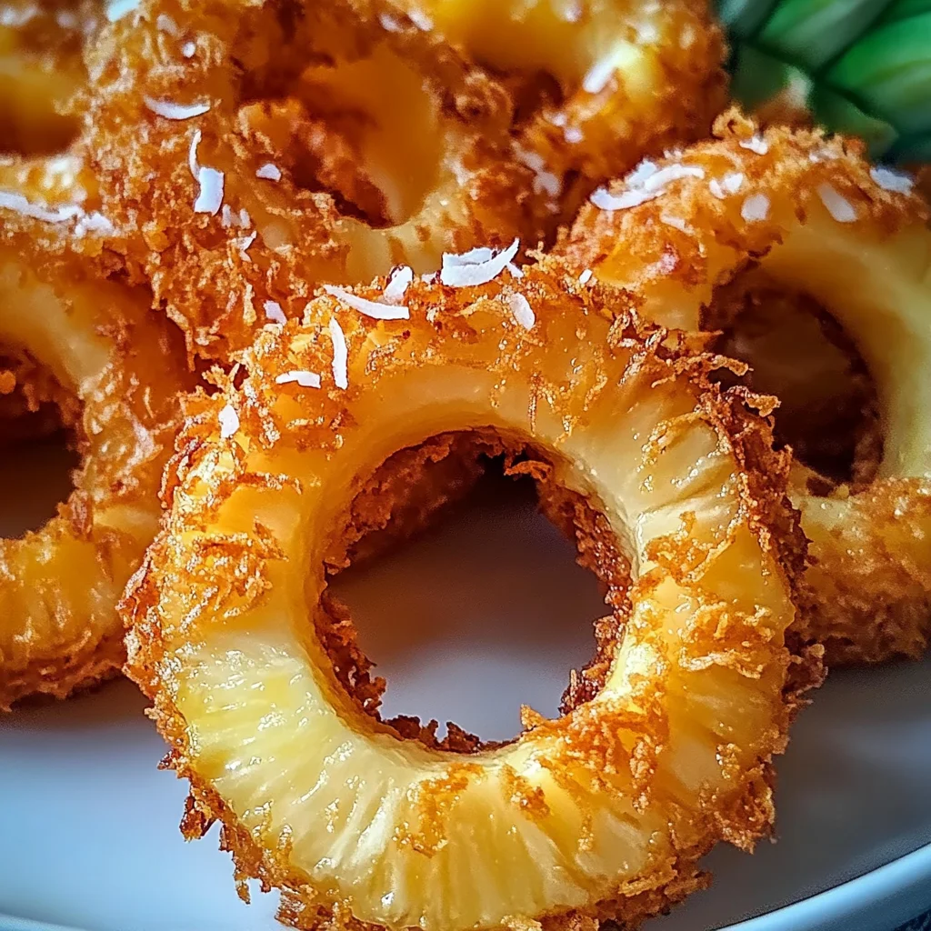 Rum-Soaked Fried Pineapple | Tropical Dessert