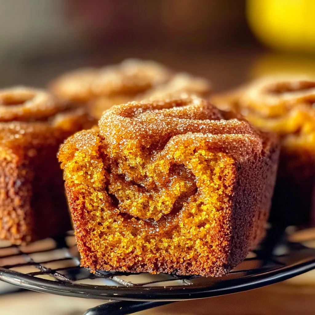 Simple Mini Pumpkin Bread with Cinnamon Swirl - homefoodkitchen