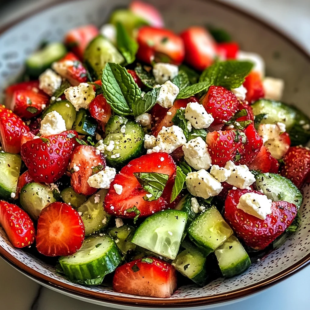 Strawberry Cucumber Salad Recipe
