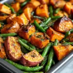 Sweet Potato & Green Bean Tray Bake: Easy & Delicious Recipe