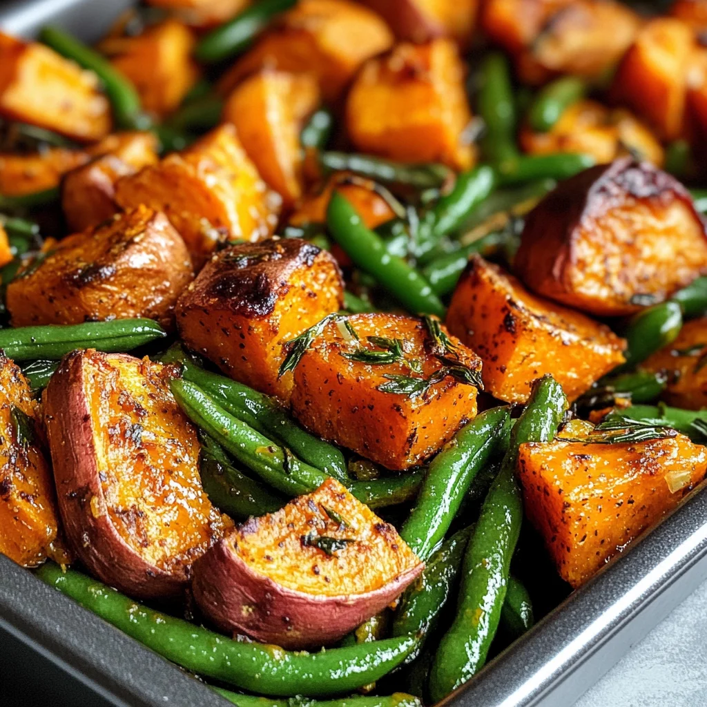 Sweet Potato & Green Bean Tray Bake: Easy & Delicious Recipe