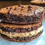 Brownie Cookie Dough Sandwich Cookies: An Amazing Ultimate 7-Layer Dessert Delight