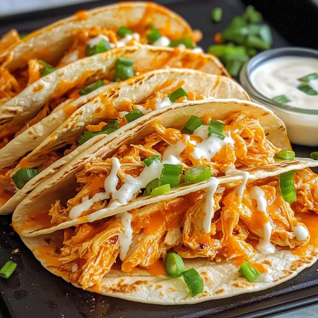 Buffalo Chicken Tacos Recipe