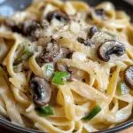 Caramelized Leek and Mushroom Gruyere Pasta