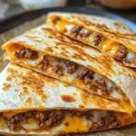 Cheesy Ground Beef Quesadillas Recipe is a must-try!