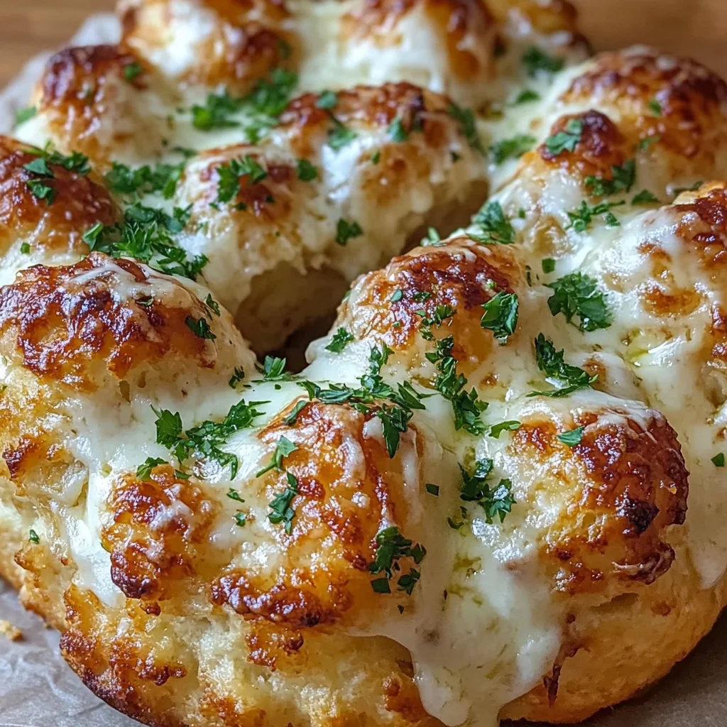 Chicken Alfredo Monkey Bread