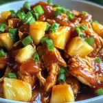 Crockpot Pineapple BBQ Chicken