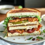 Crunchy Fried Green Tomato BLT Sandwich - Alrightwithme