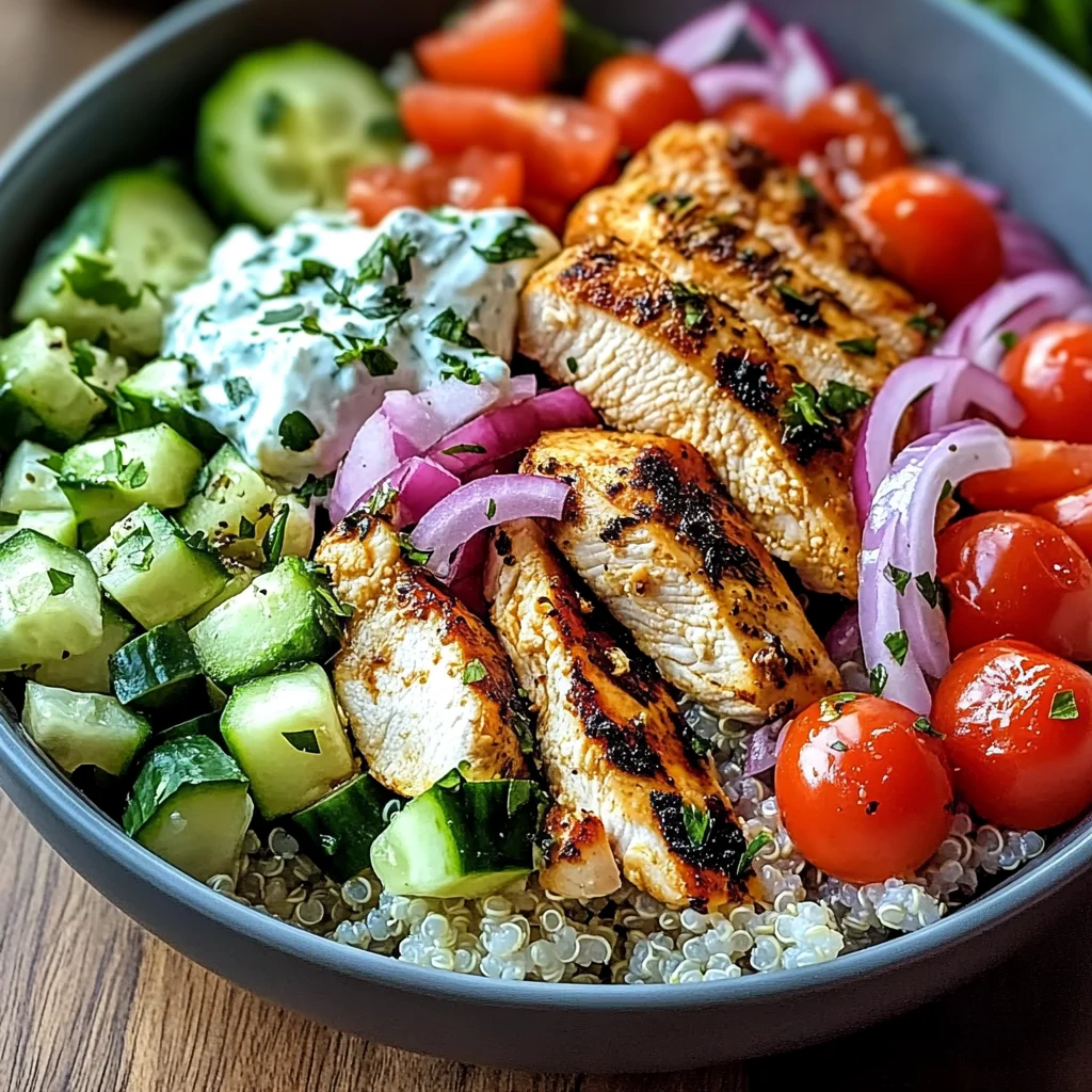 Mediterranean Chicken Bowls