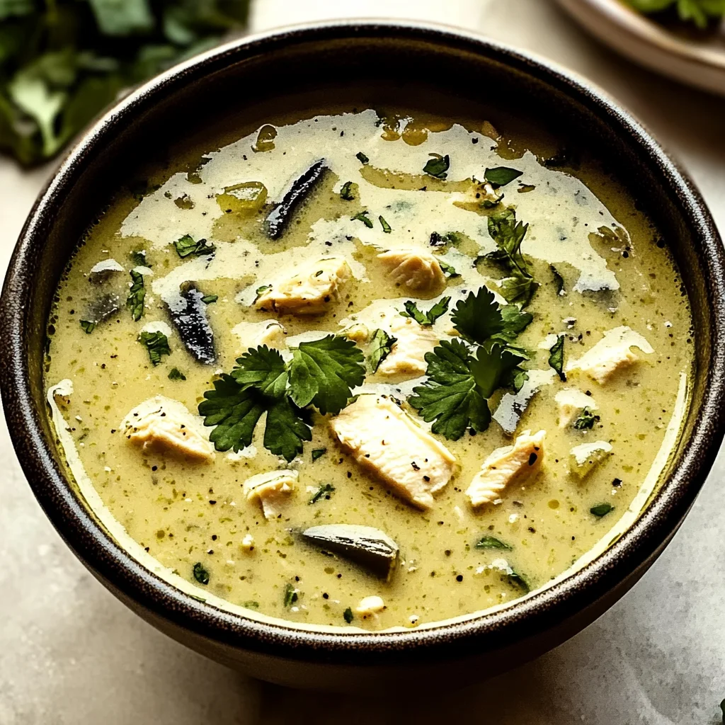 Mouthwatering Roasted Poblano Soup for Ultimate Comfort