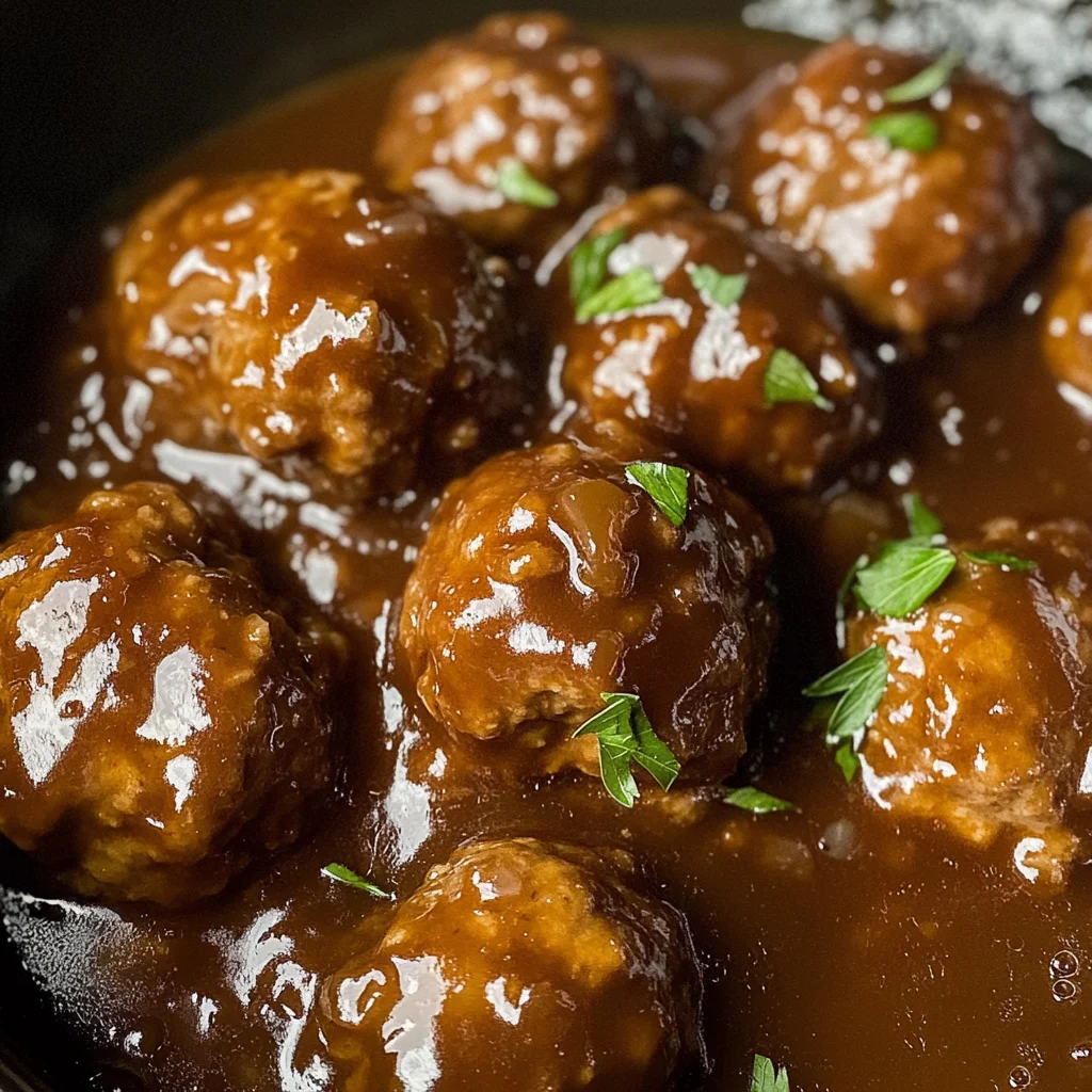 Slow Cooker Salisbury Steak Meatballs: Family-Friendly Comfort