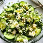Smashed Cucumber Salad - With Feta and Dill