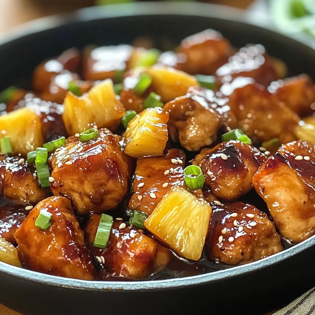 5-Star Brown Sugar Pineapple Chicken : Sweet Dinner Idea