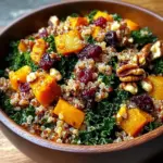 Autumn Harvest Grain Salad with Cranberries