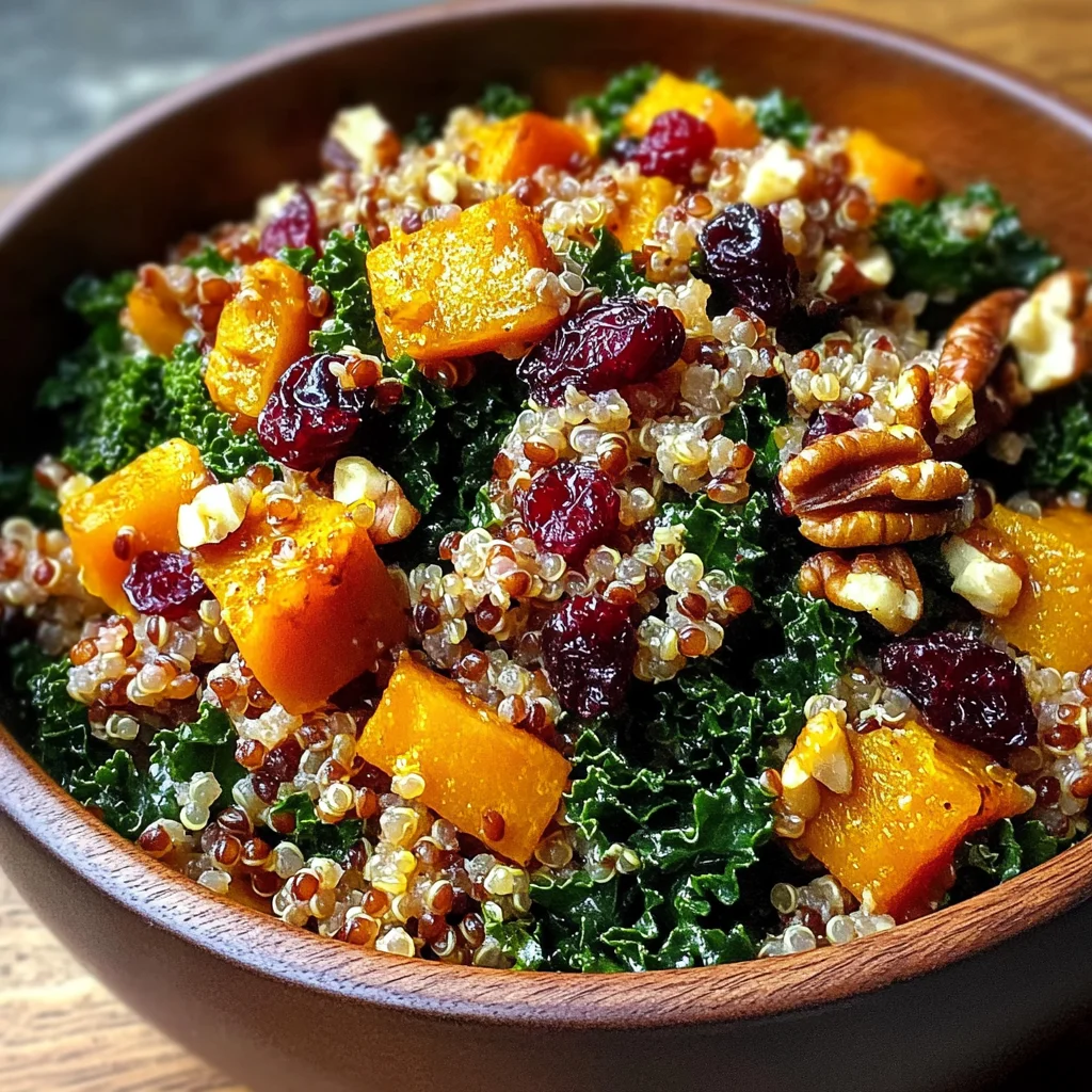 Autumn Harvest Grain Salad with Cranberries