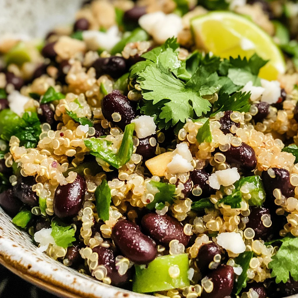 Black Bean Quinoa Salad Recipe