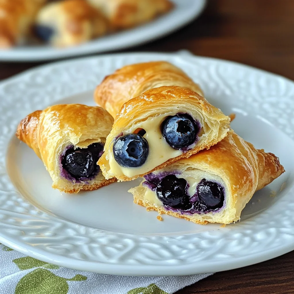 Blueberry Cheesecake Rolls
