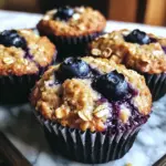 Blueberry Oat Greek Yogurt Muffins: Easy, Healthy Indulgence