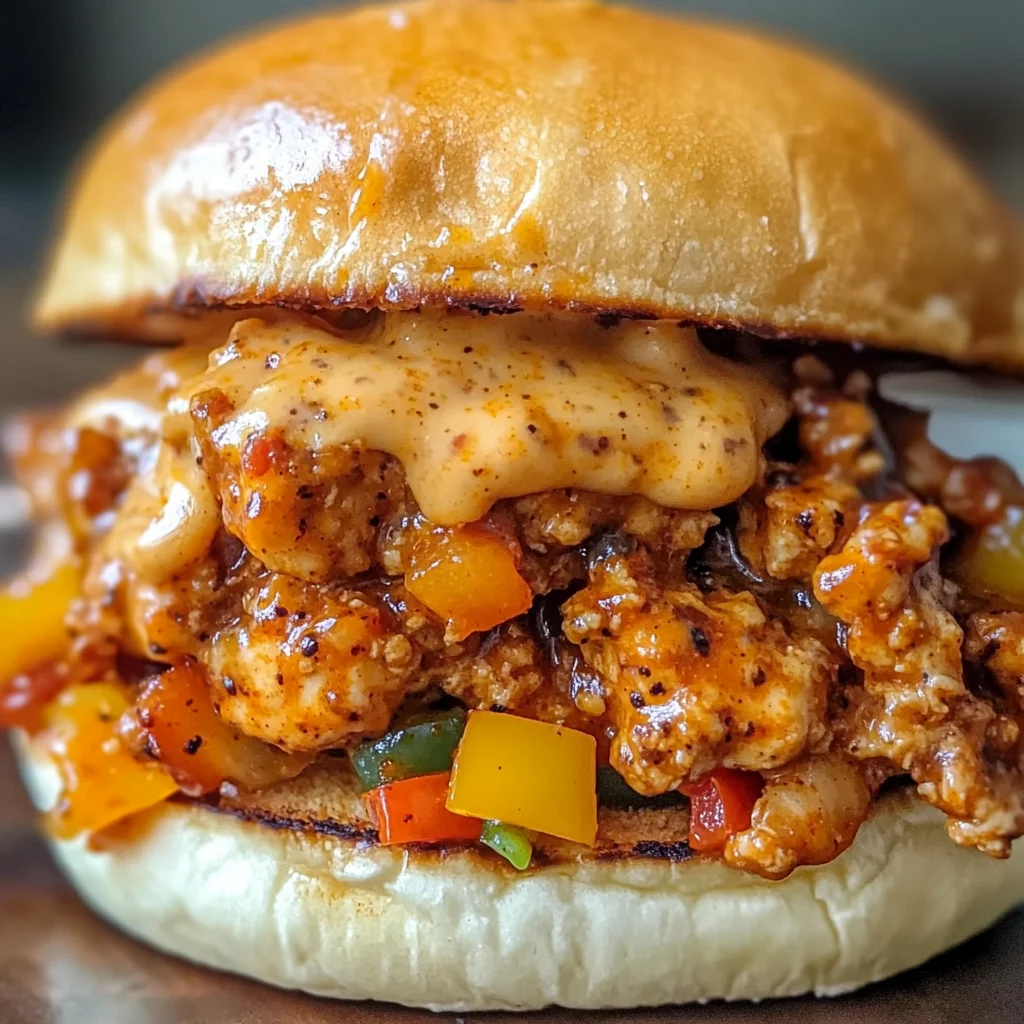 Cajun Chicken Sloppy Joes