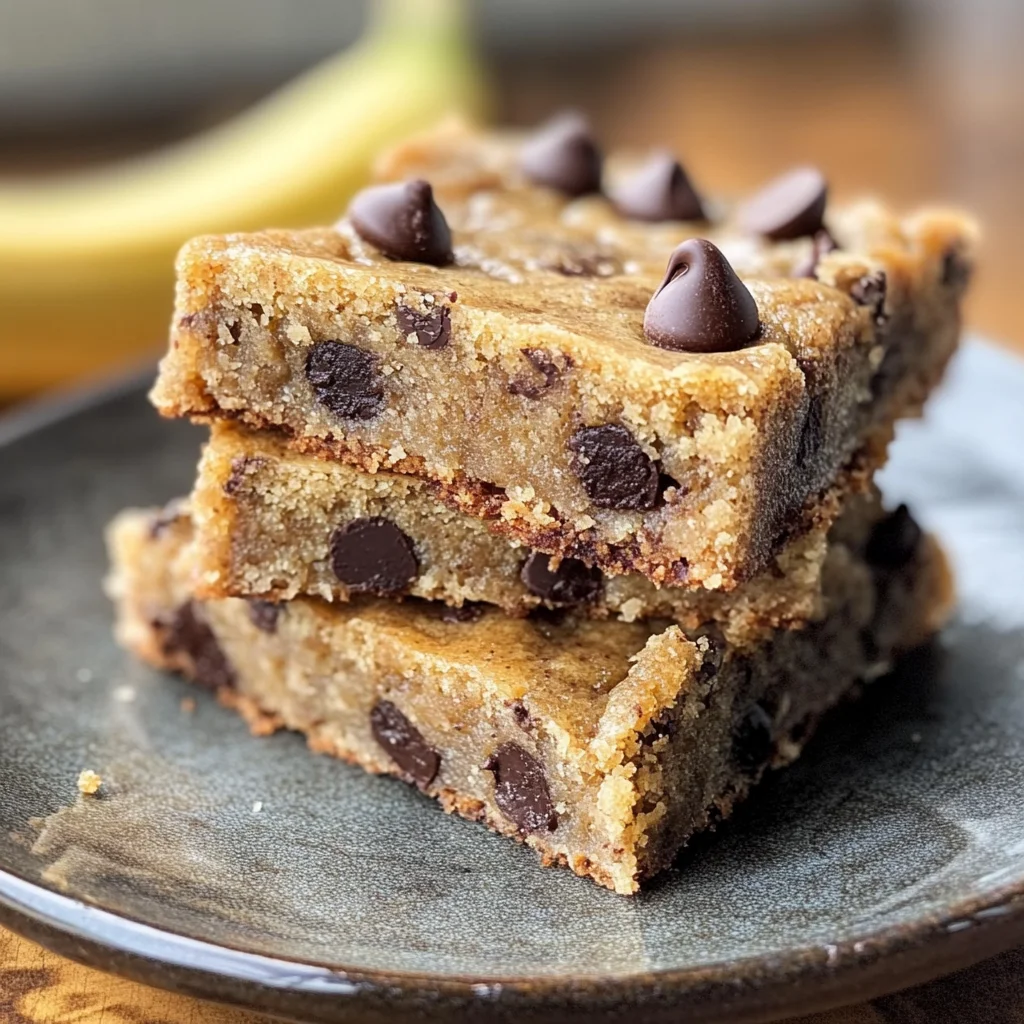 Chocolate Chip Banana Bars