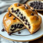 Chocolate Chip Vanilla Custard Brioches