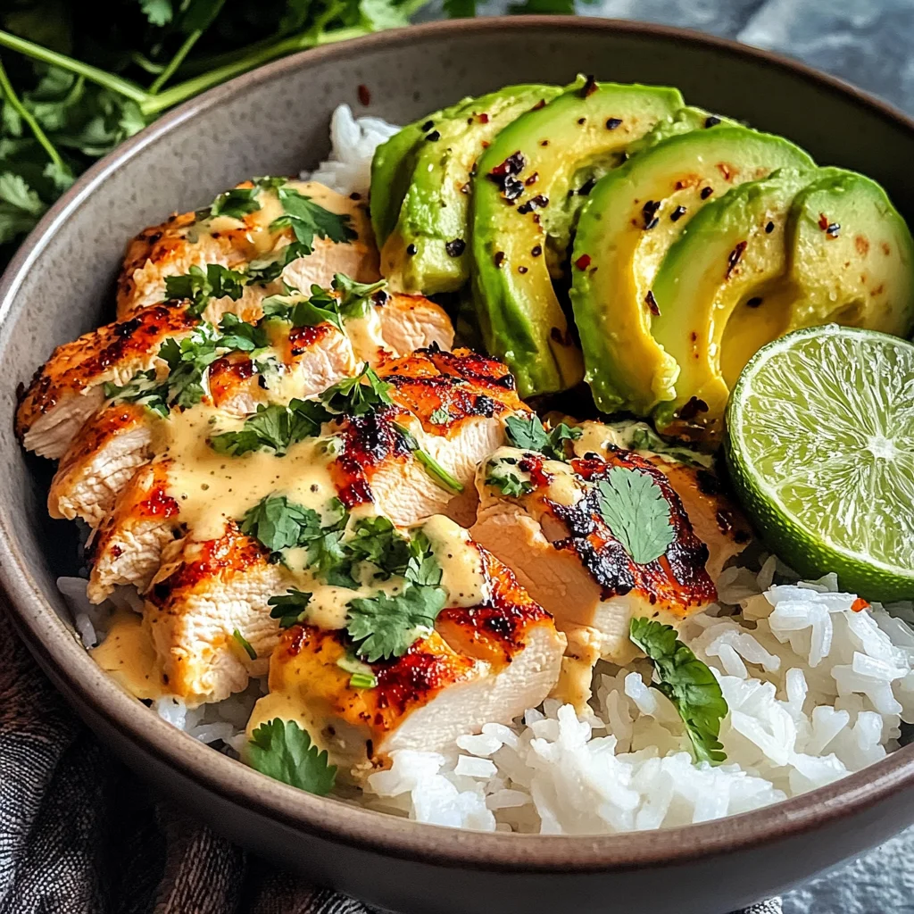 Coconut Chicken Rice Bowl