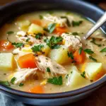 Comforting Chicken Soup with Potatoes