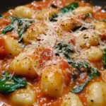 Creamy Tomato Spinach Gnocchi