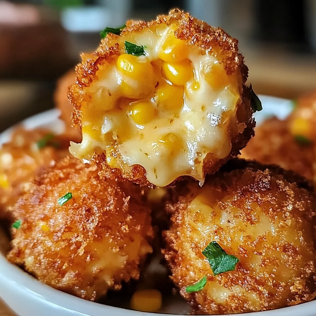 Crispy Corn Cheese Bites