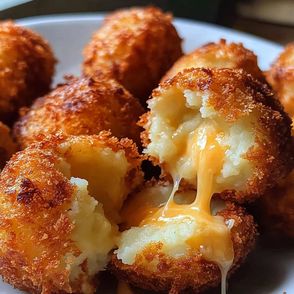 Crispy Mashed Potato Cheese Puffs