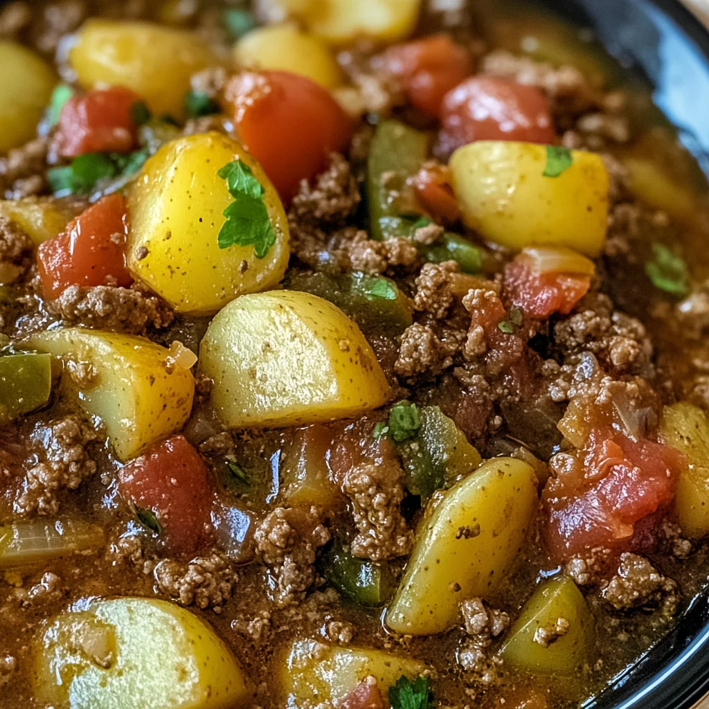 Green Chile Picadillo