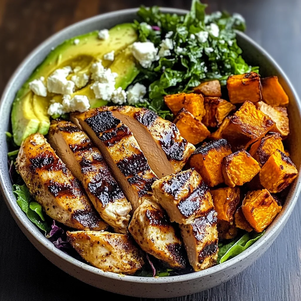 Grilled Chicken & Sweet Potato Bowl