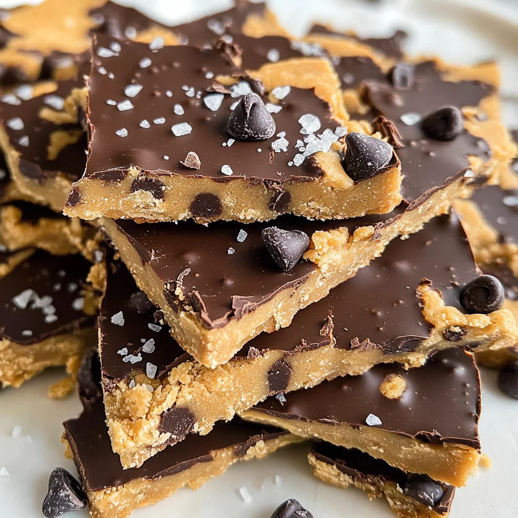 Healthy Cookie Dough Bark