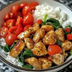 Honey Pepper Chicken Rice Bowl with Fresh Veggies