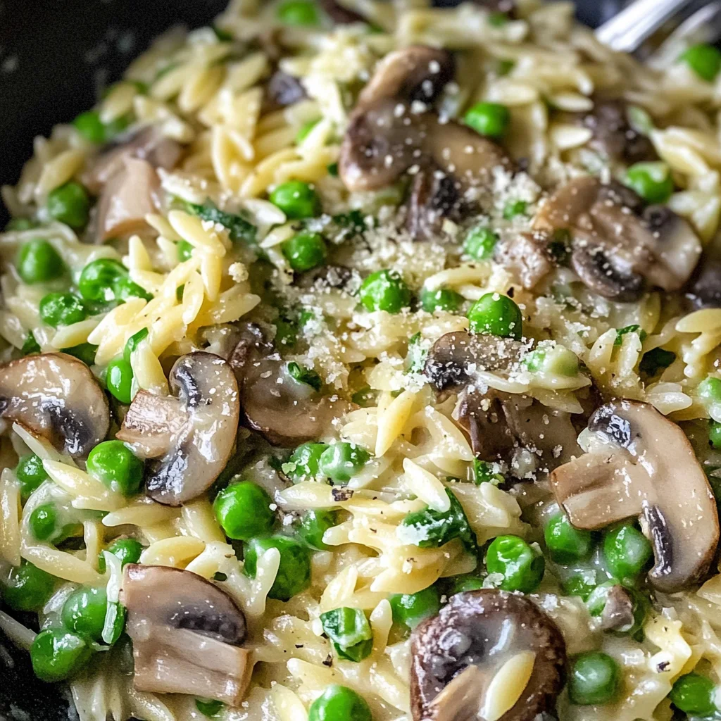 Mushroom Orzo (One-Pot)