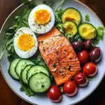 Omega Power Plate with Salmon & Avocado