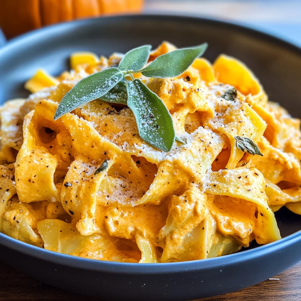Pumpkin Alfredo with Sage