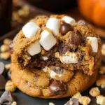Pumpkin S'mores Cookies